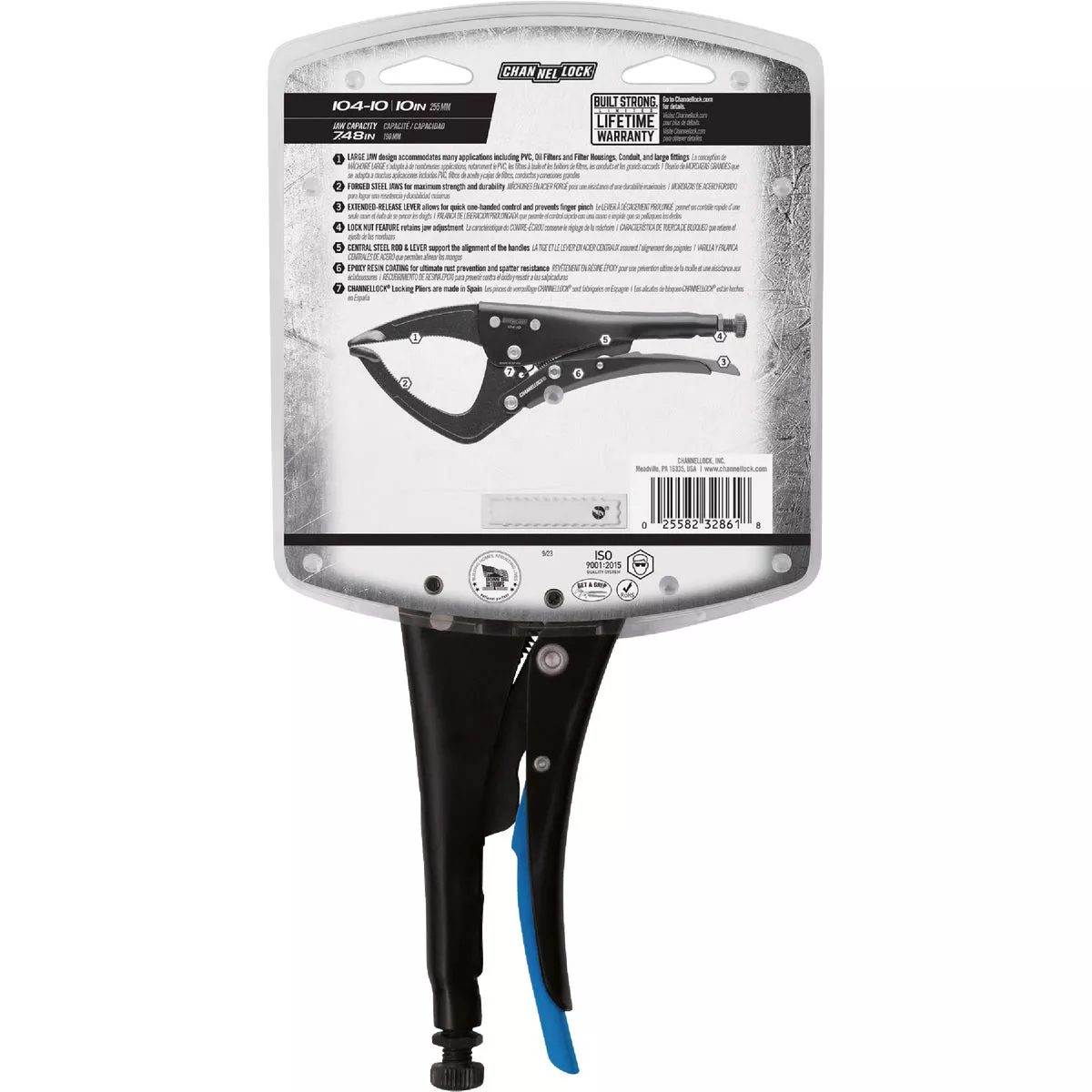 Channellock 10 In. Large Jaw Locking Pliers - photo 3