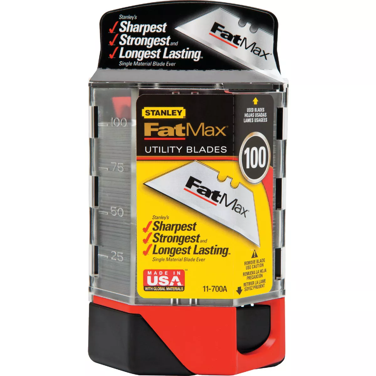 Stanley FatMax 2-Point 2-7/16 In. Utility Knife Blade (100-Pack) - photo 2