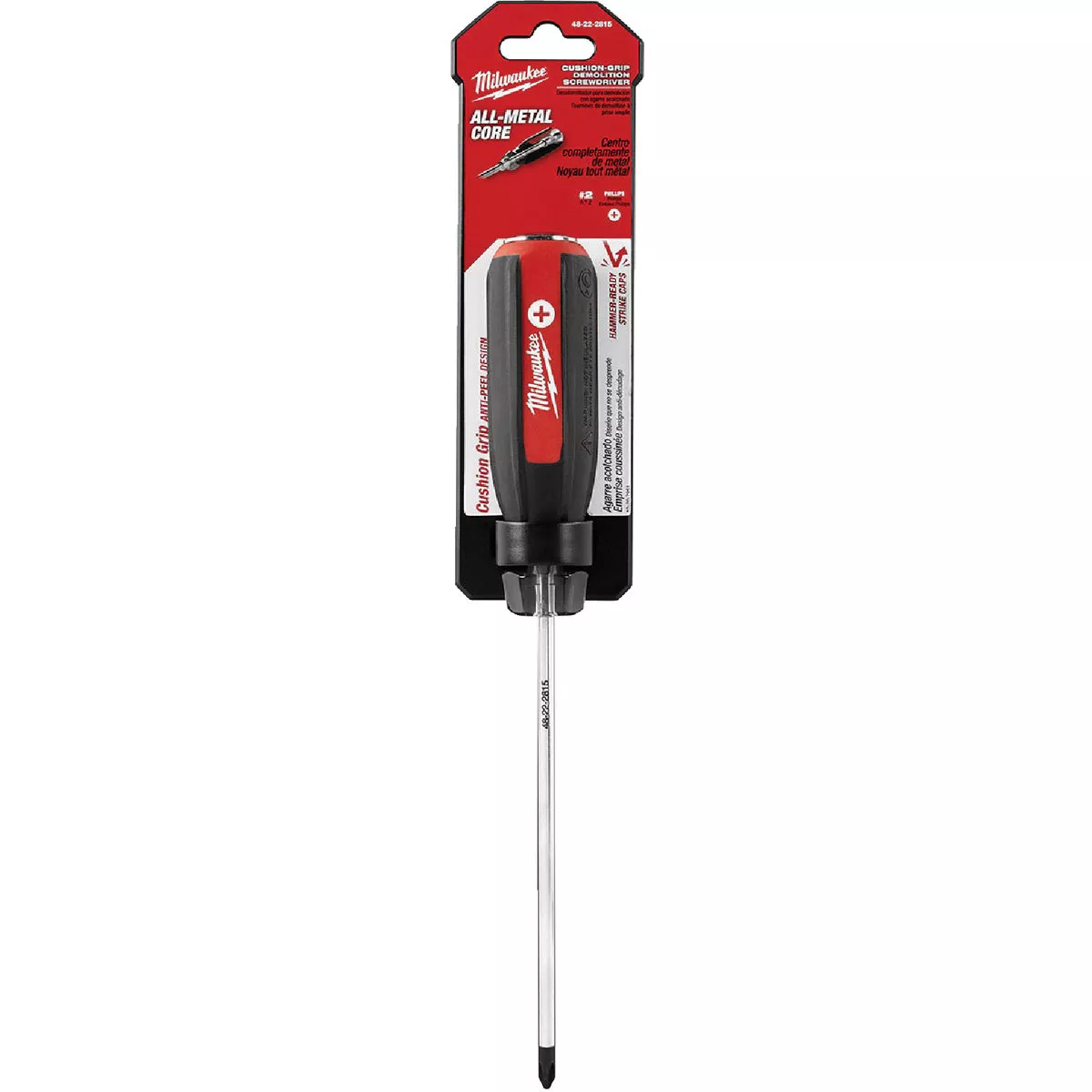 Milwaukee #2 x 6 In. Cushion Grip Demolition Phillips Screwdriver - photo 2