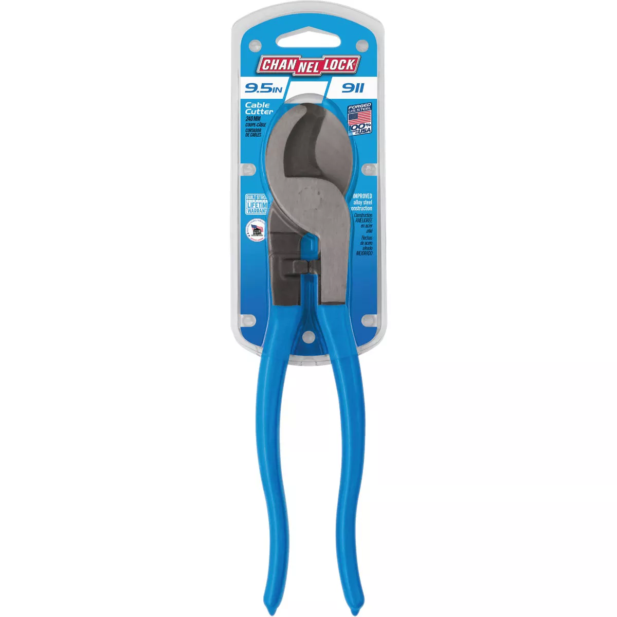 Channellock 9-1/2 In. 4/0 AWG Aluminum & 2/0 AWG Copper Cable Cutter - photo 2