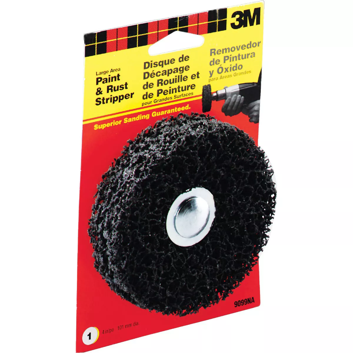 3M Scotch-Brite 4 In. Large Area Paint & Rust Stripper Disc