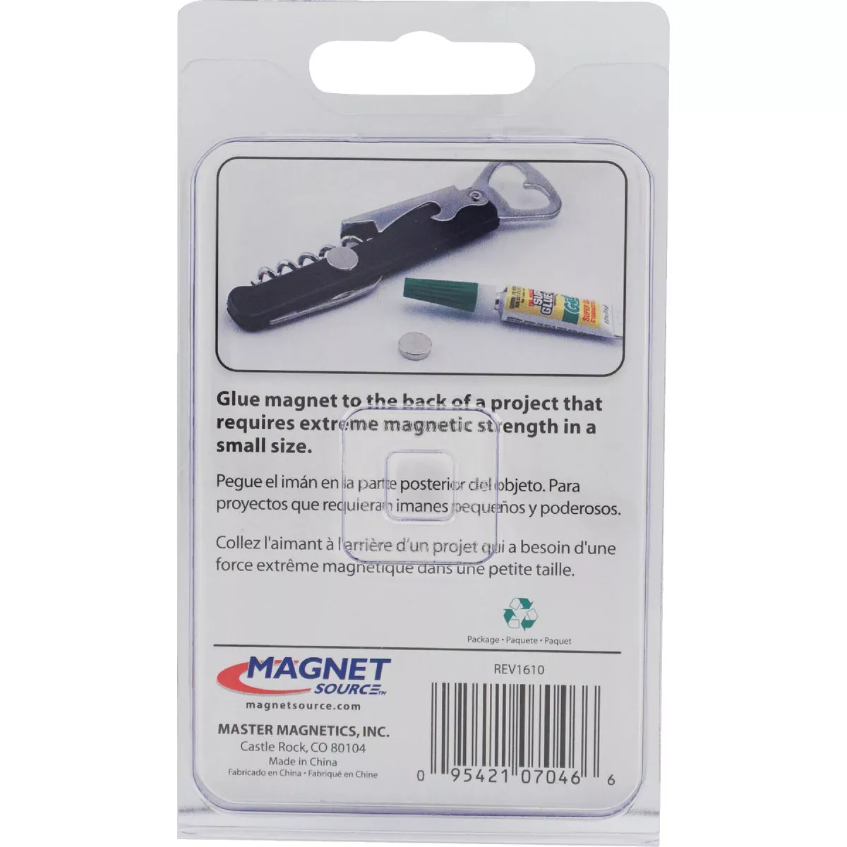 Master Magnetics 0.472 in. Neodymium Disc Magnet (6-Pack) - photo 4