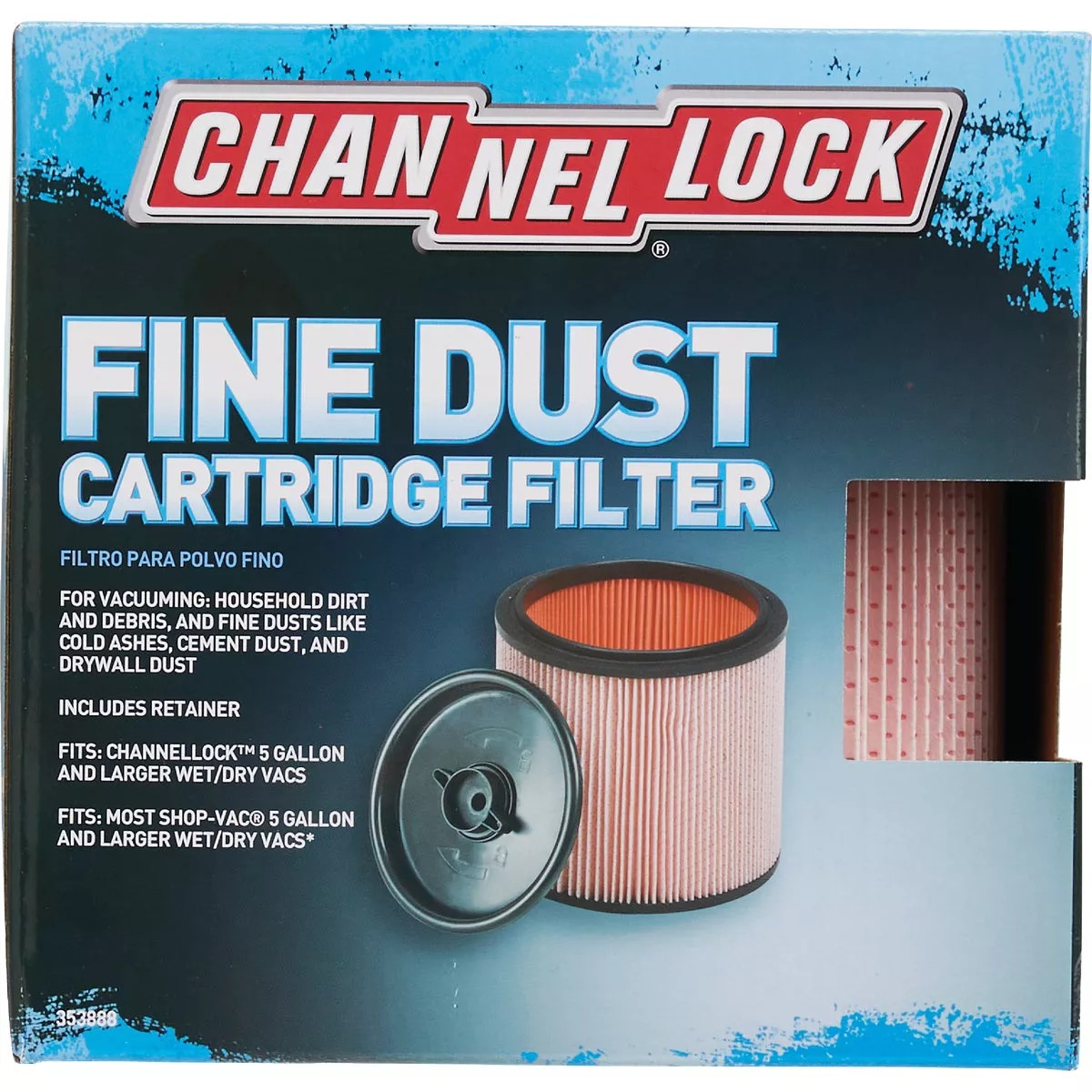 Channellock Cartridge Fine Dust 5 to 20 Gal. Vacuum Filter - photo 7