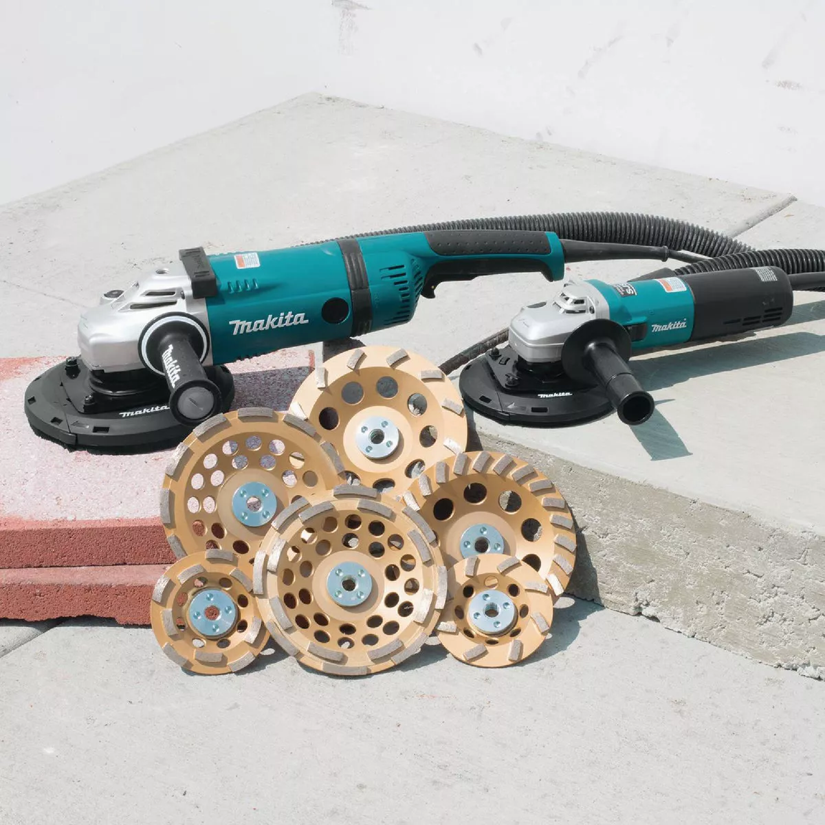 Makita 5 In. 13-Amp SJS High-Power Angle Grinder with Lock On - photo 3