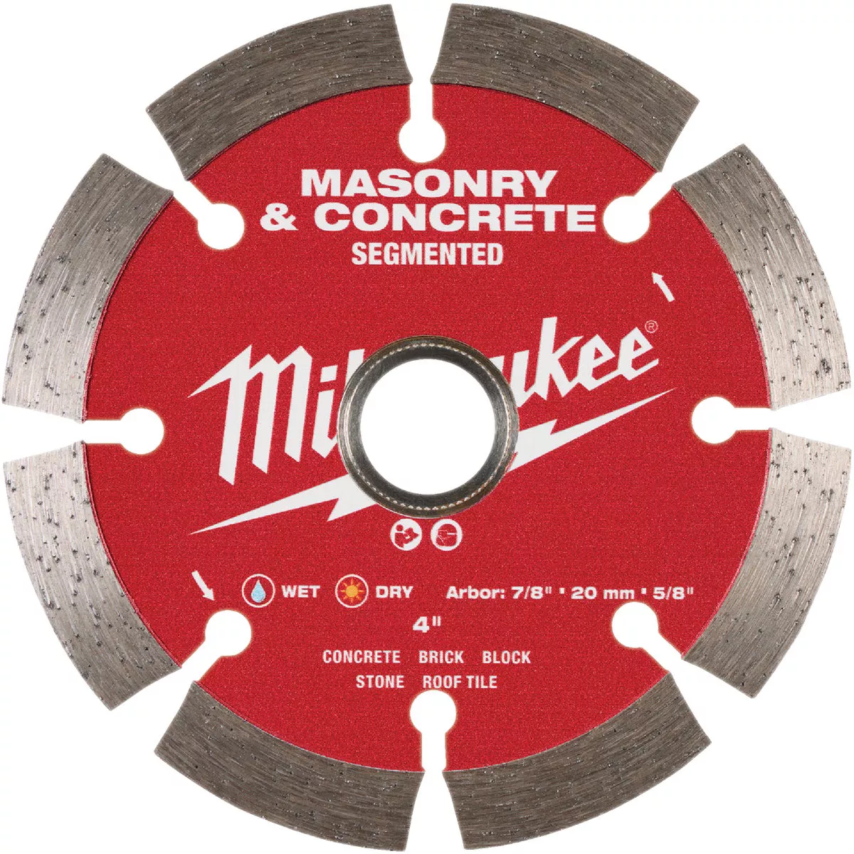 Milwaukee 4 In. Segmented Rim Masonry & Concrete Diamond Blade - photo 3