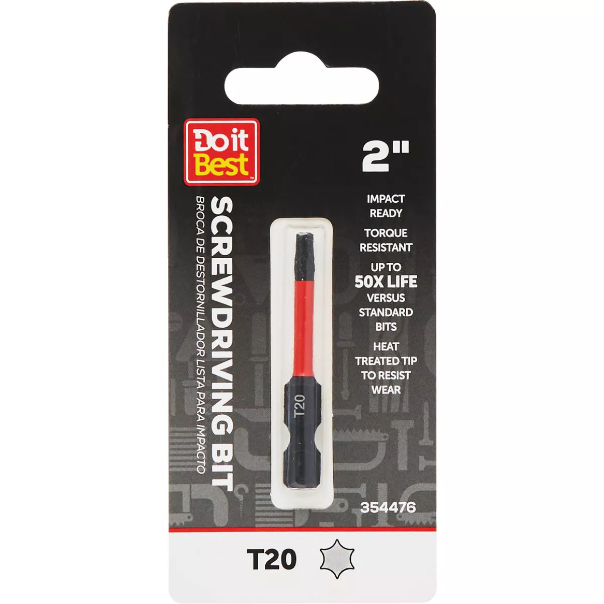 Do it Best 2 In. T20 Torx Impact Ready Screwdriver Bit