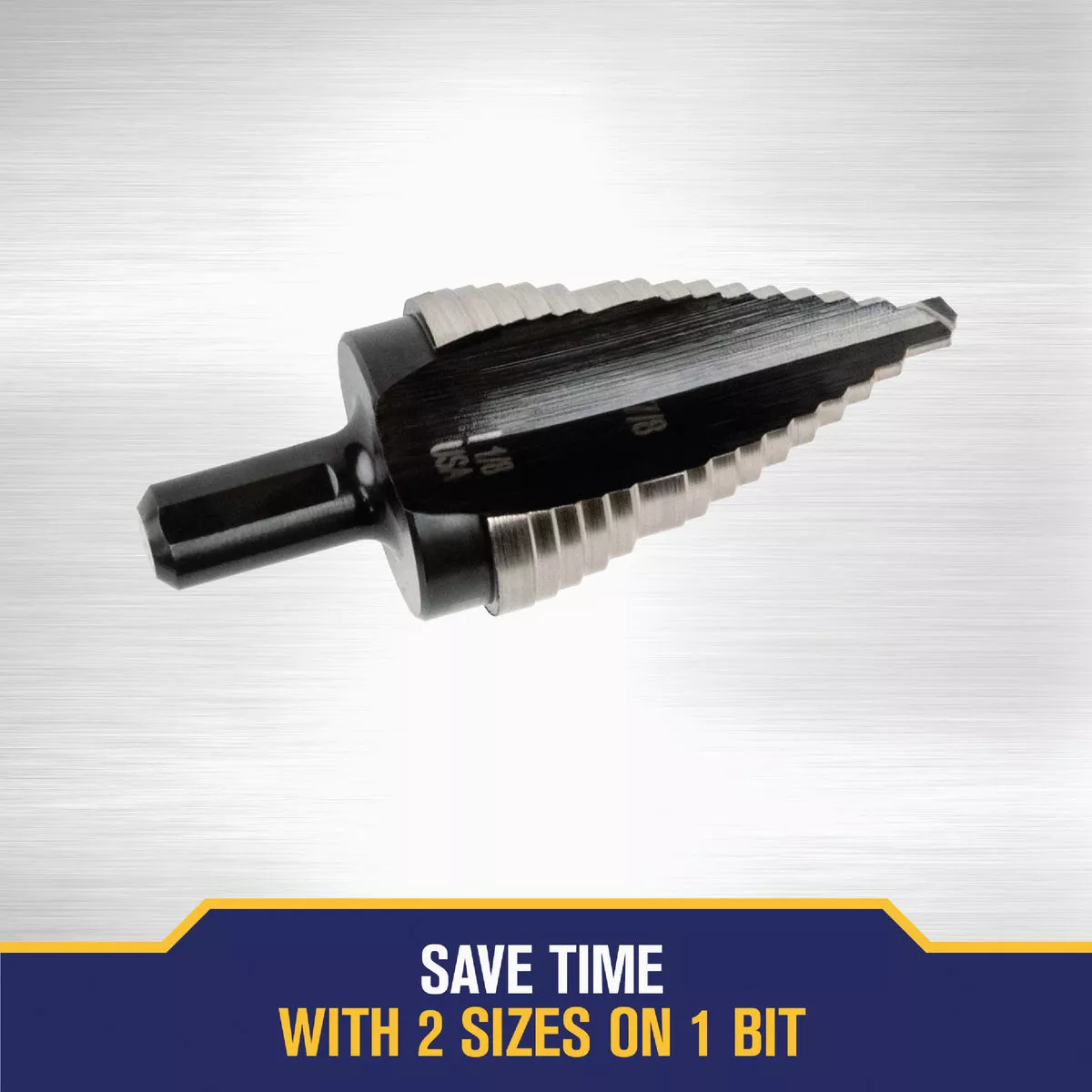 Irwin Unibit 7/8 In. & 1-1/8 In. #9 Step Drill Bit, 2 Steps - photo 6