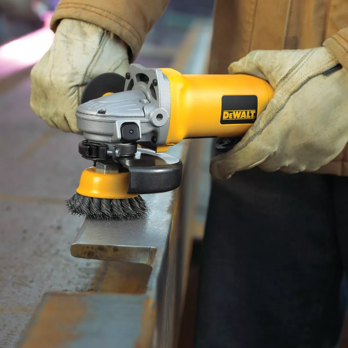 DEWALT 3 In. Knotted 0.020 In. Angle Grinder Wire Brush - photo 2