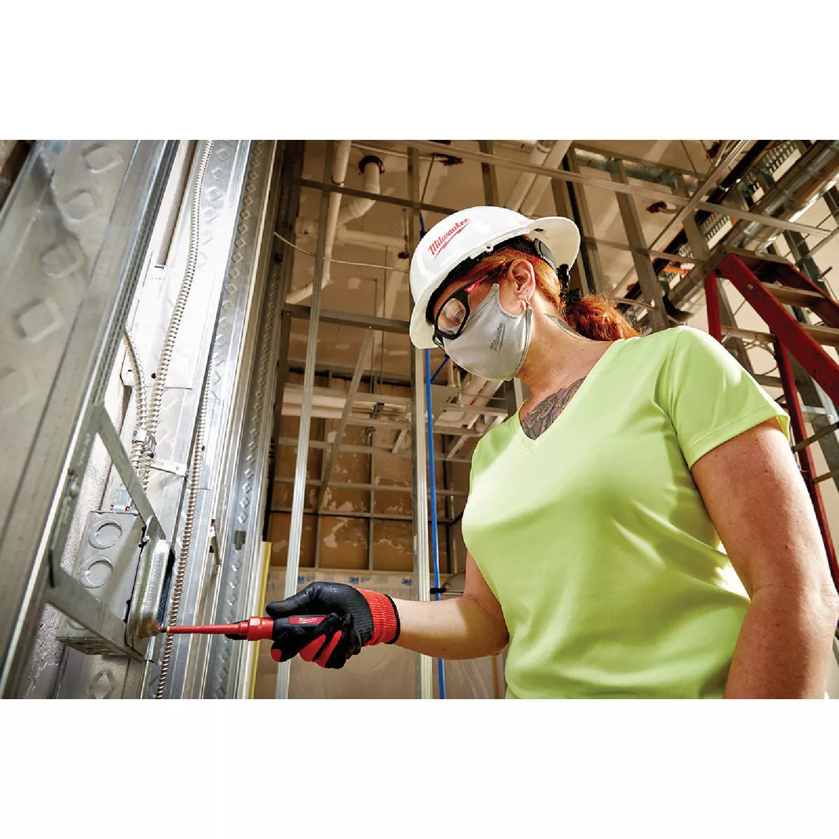Milwaukee Gray 2-Layer Washable Dust & Face Mask - photo 7