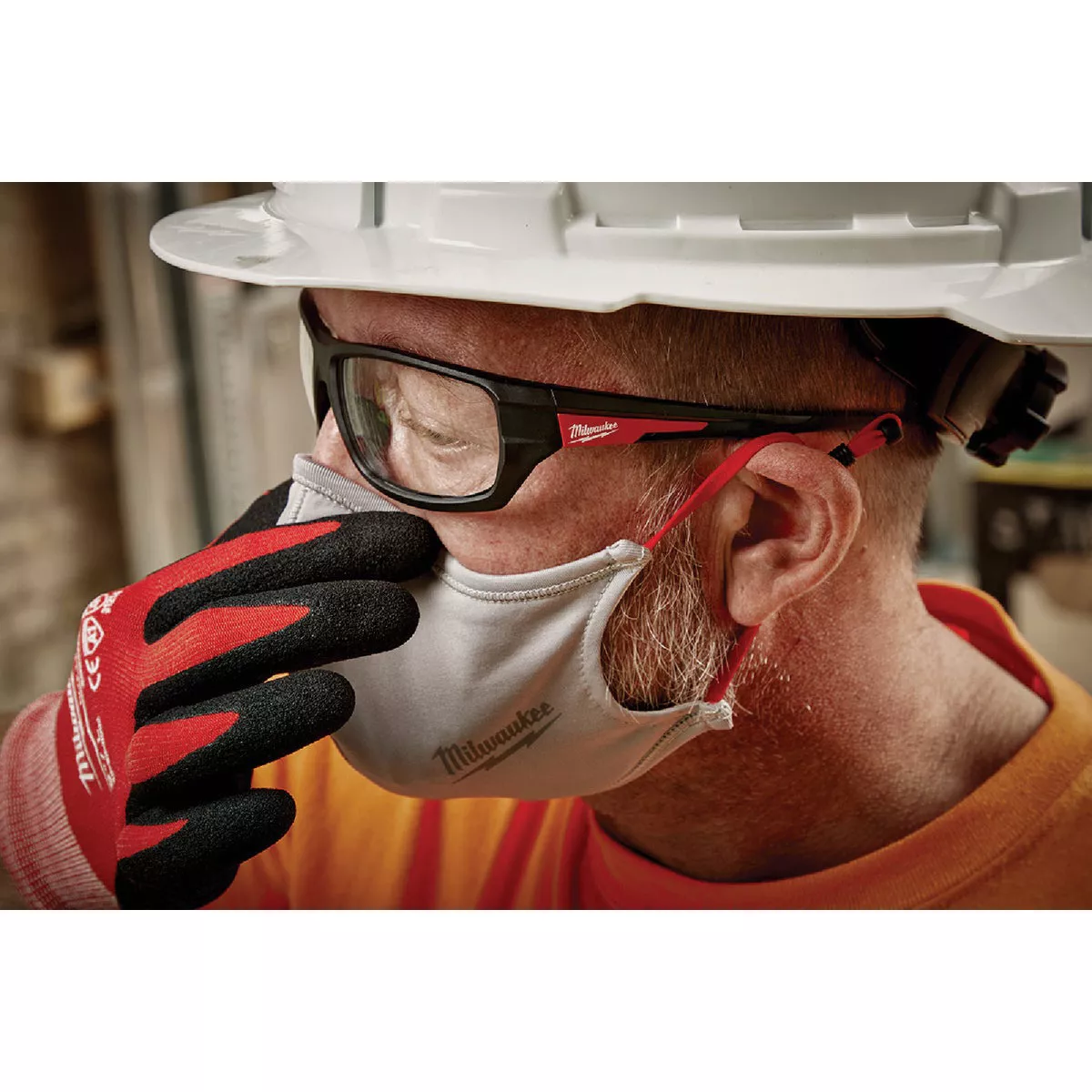 Milwaukee Gray 2-Layer Washable Dust & Face Mask - photo 6