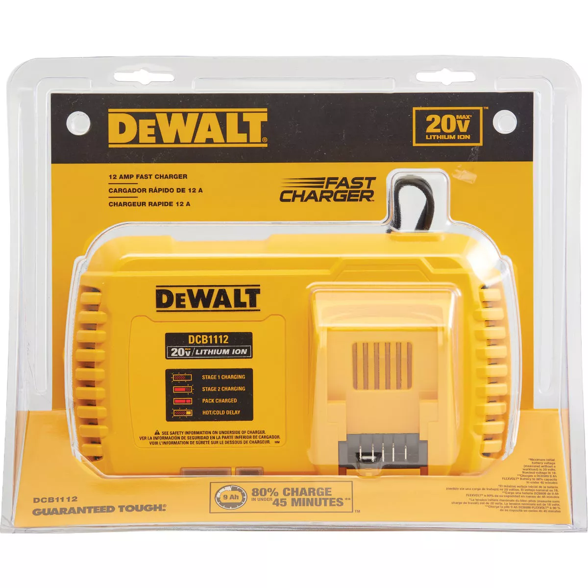 DEWALT 20V/60V MAX 12A Lithium-Ion Fan Cooled Fast Battery Charger - photo 2