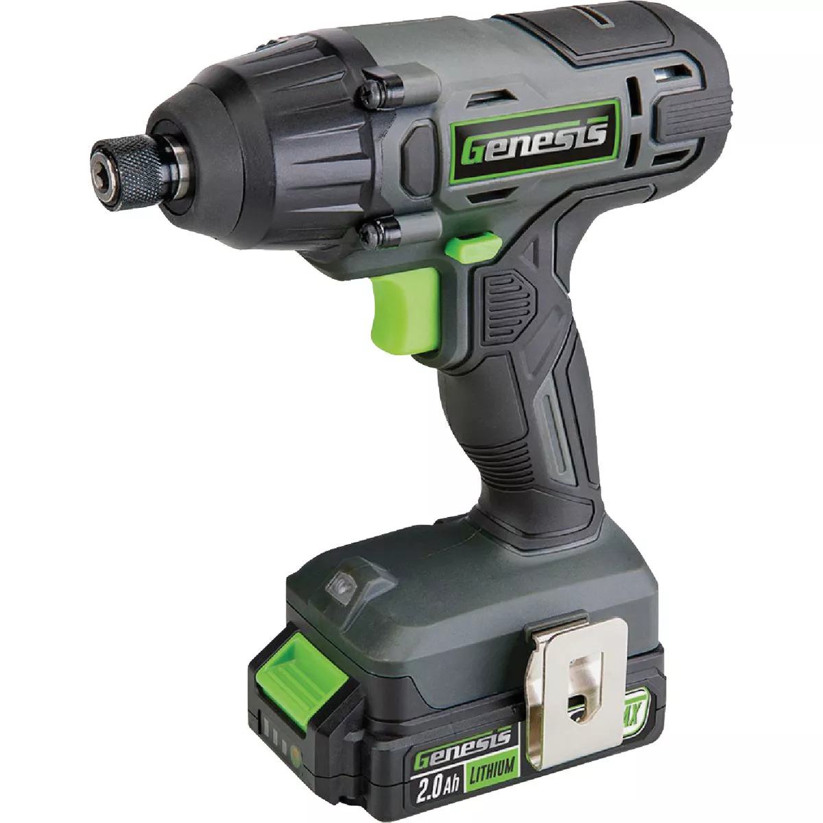 Genesis G20MAX 20V 2-Tool Lithium-Ion Drill/Driver & Impact Driver Cordless Tool Combo Kit - photo 2