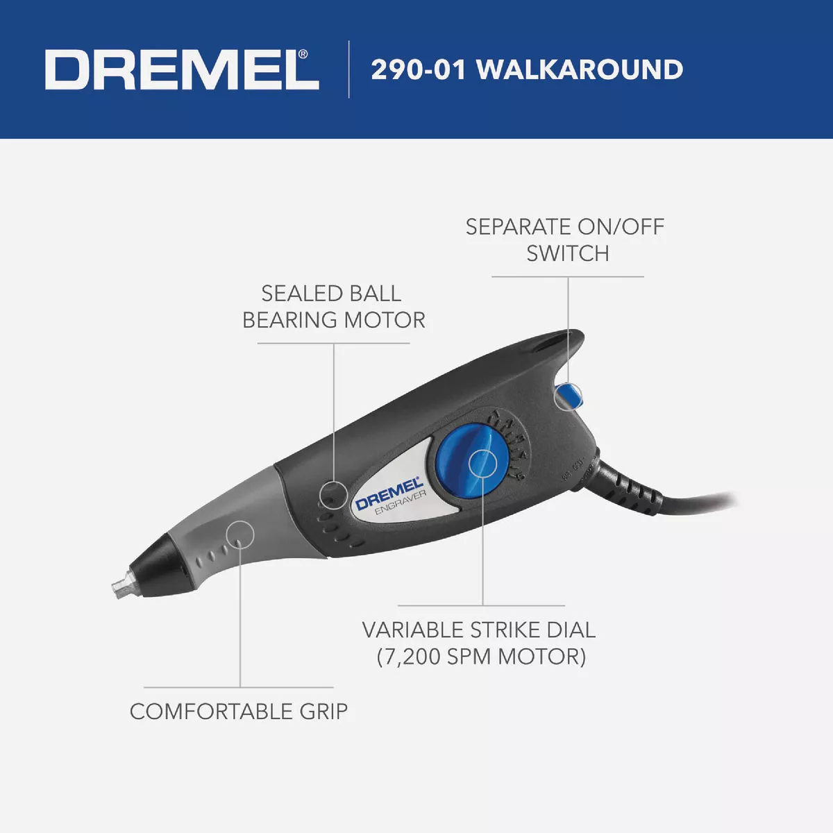 Dremel 115V Corded Electric Engraver - photo 4