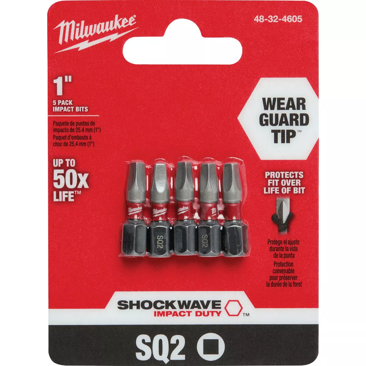Square Recess Bits Bosch SQ2120T 20-Pack Of #2 Square Recess 1-Inch Bit ...