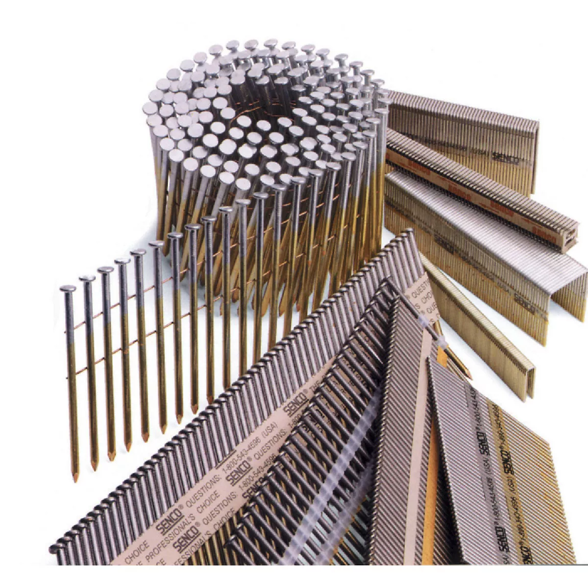 Senco 1-1/4 In. x 0.120 In. 15 Degree Wire Weld Galvanized Coil Roofing Nail (7200 Ct.) - photo 2