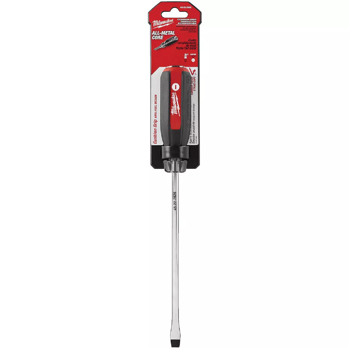 Milwaukee 5/16 In. x 8 In. Cushion Grip Demo Slotted Screwdriver - photo 2