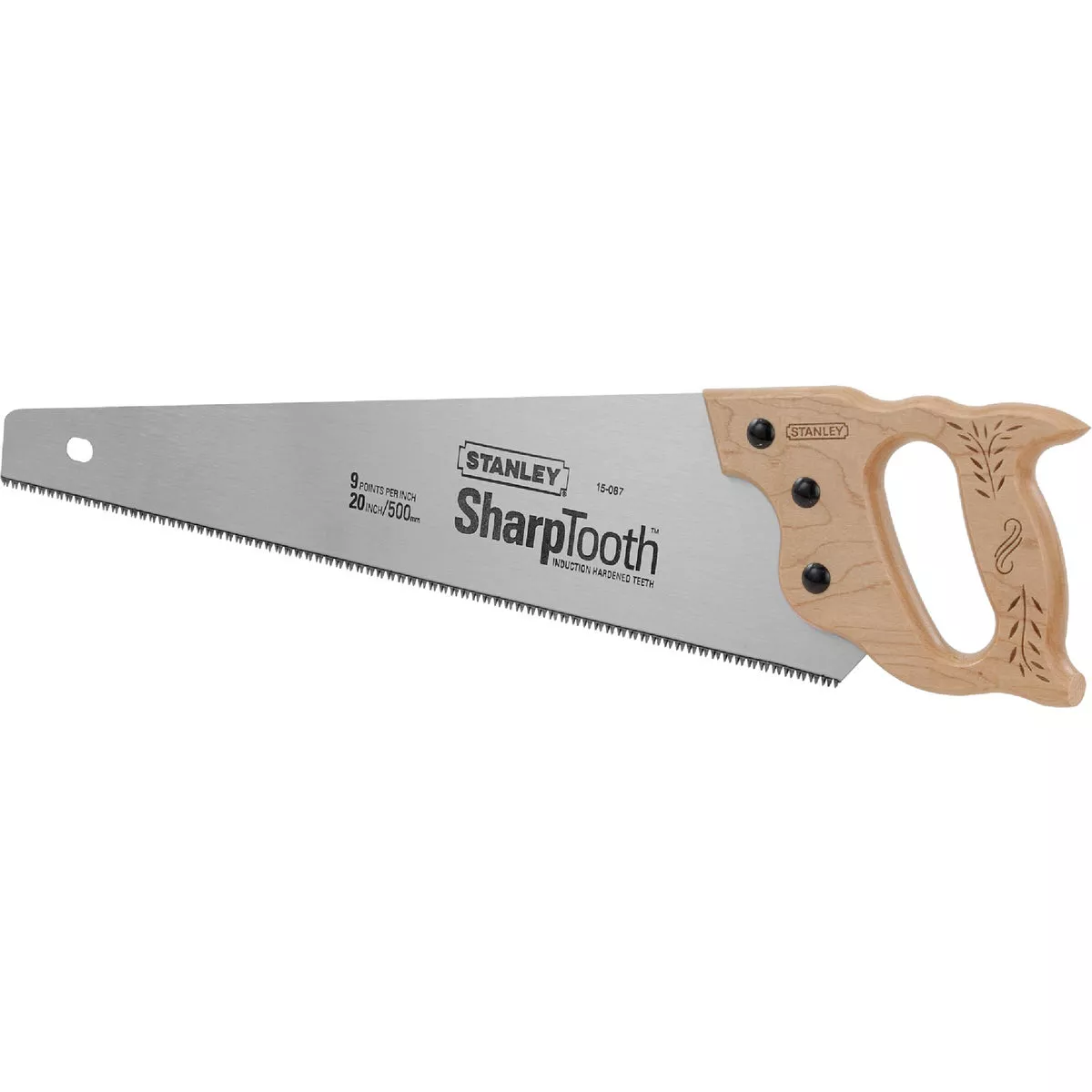 Stanley 20 In. L. Blade 8 PPI Wood Handle Hand Saw - photo 3
