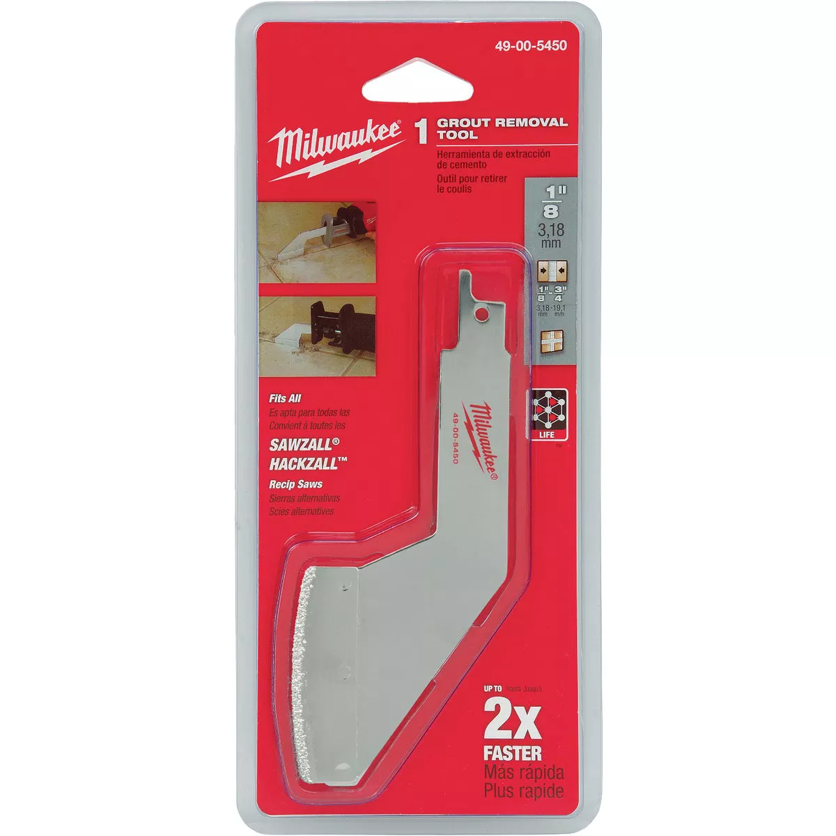 Milwaukee Reciprocating Saw Grout Removal Tool - photo 2