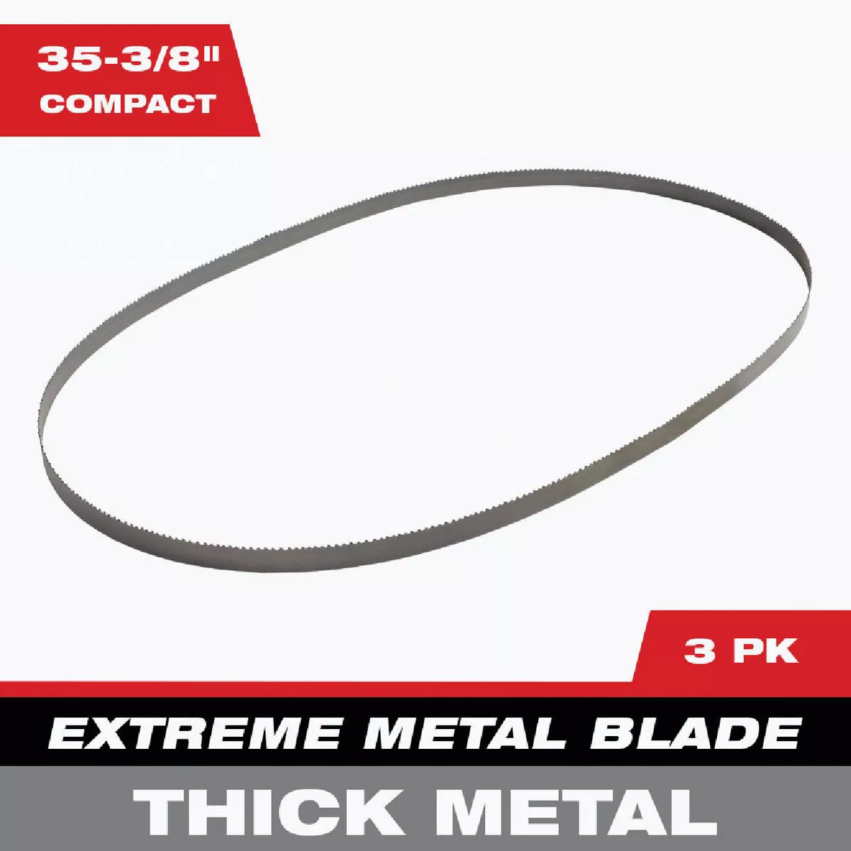 Milwaukee 35-3/8 In. 8/10 TPI Extreme Metal Band Saw Blade (3-Pack) - photo 2