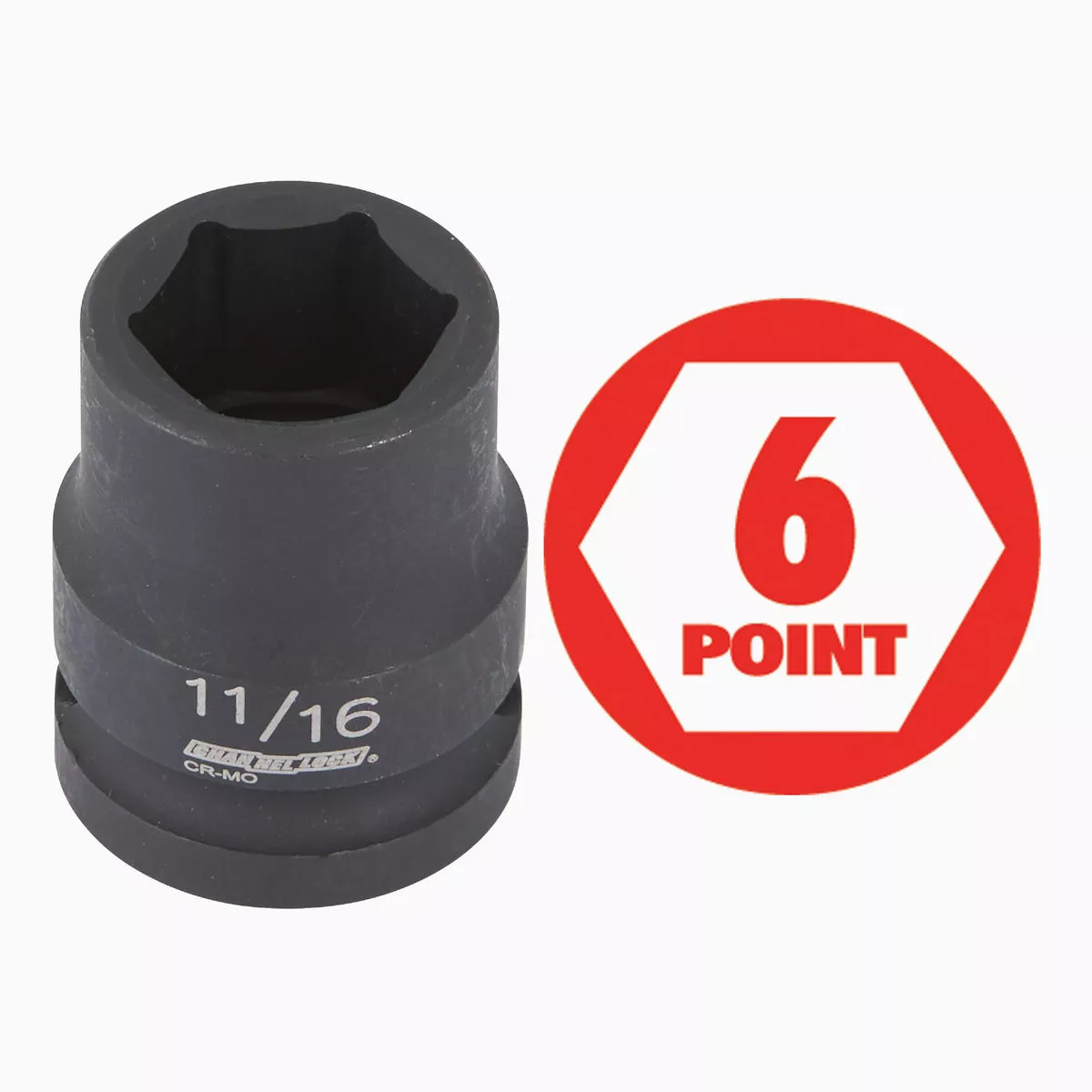 Channellock Standard 1/2 In. Drive 6-Point Shallow Impact Driver Set (8-Piece) - photo 5