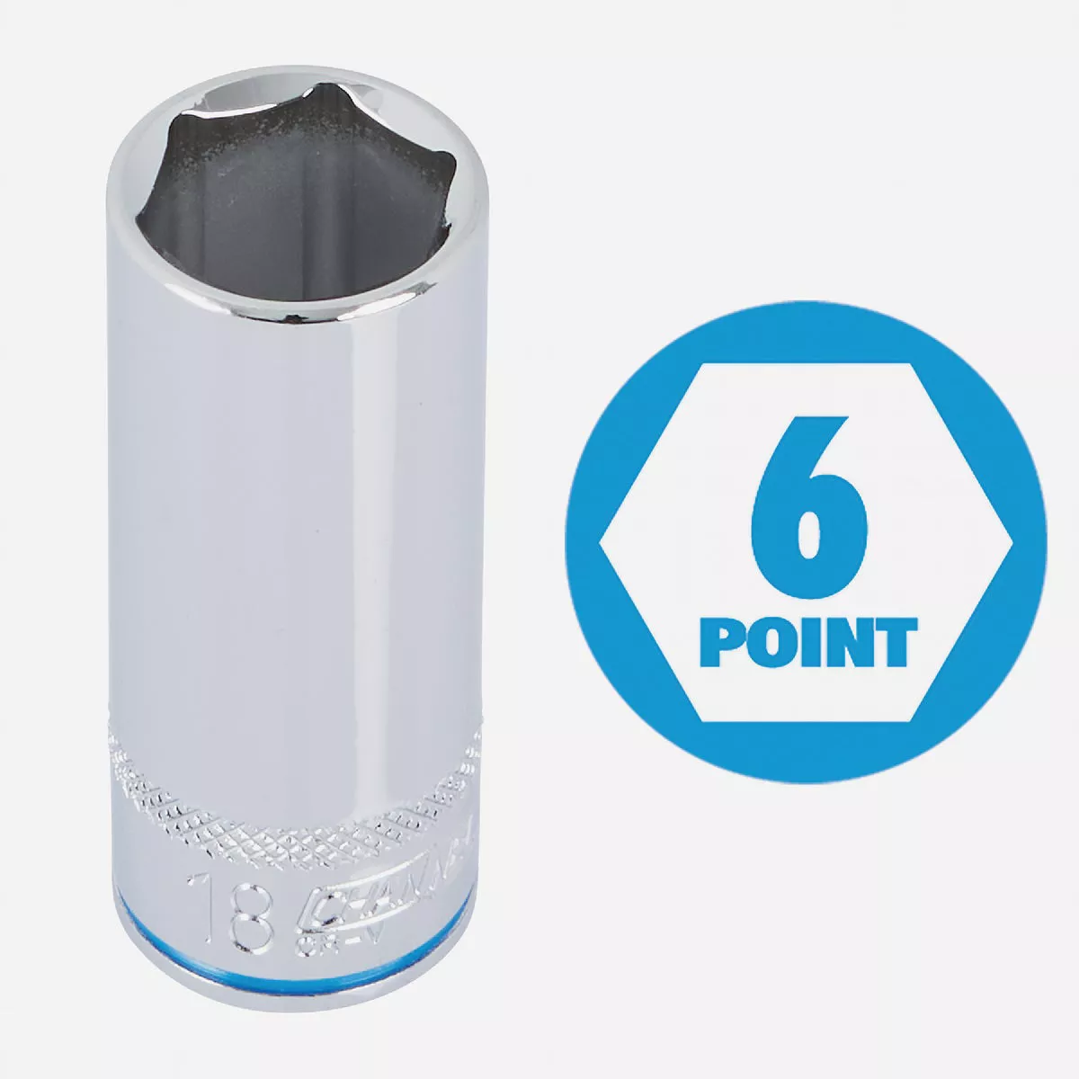 Channellock Metric 1/2 In. Drive 6-Point Deep Socket Set (8-Piece) - photo 3