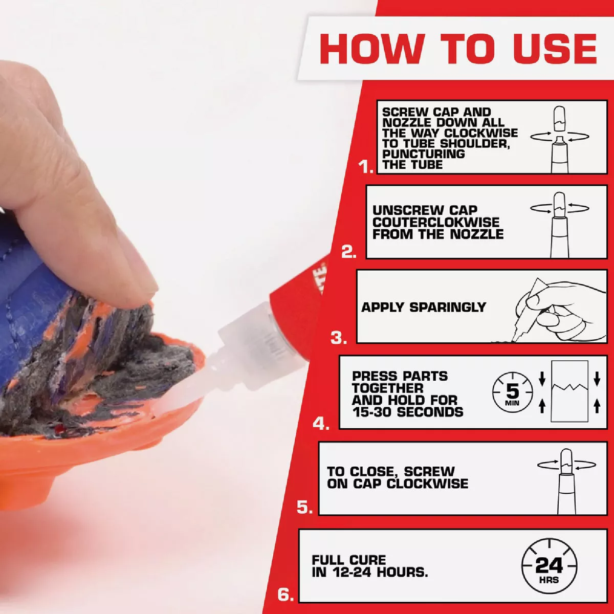 LOCTITE 0.07 Oz. Super Glue Gel (2-Pack) - photo 3