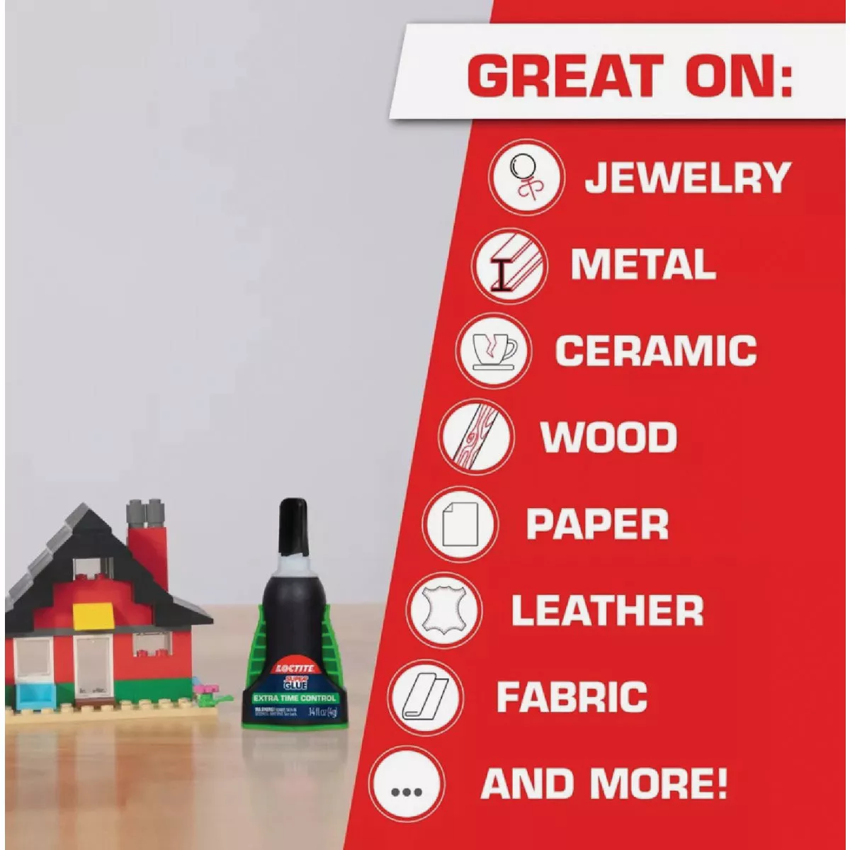 LOCTITE 0.14 Oz. Liquid Extra Time Control Super Glue - photo 5