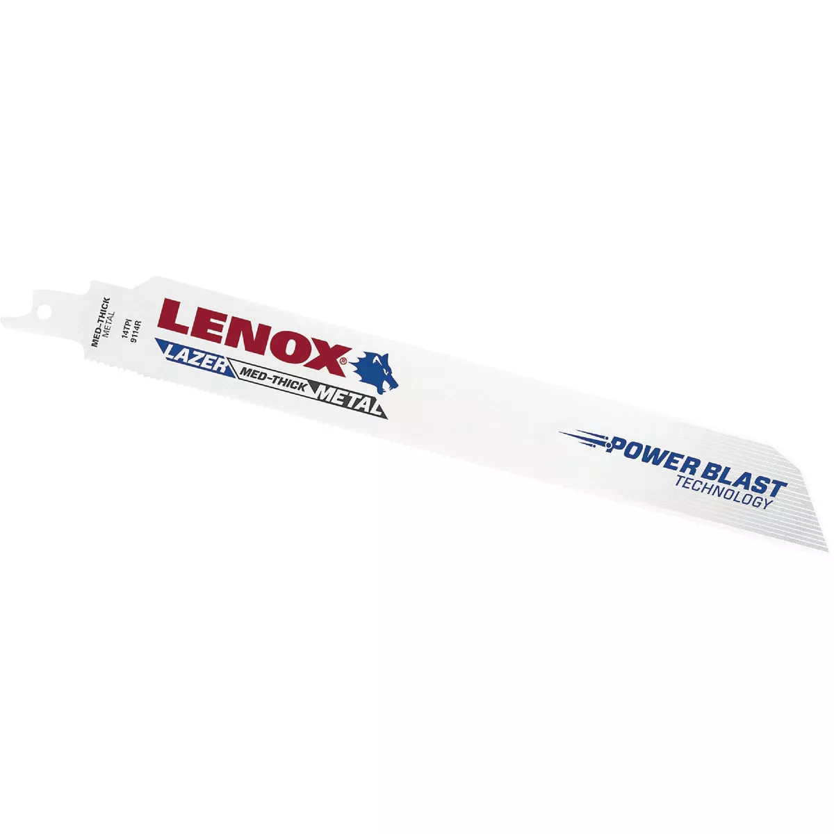 Lenox METALWOLF WAVE EDGE 9 In. 14 TPI Medium Metal Reciprocating Saw Blade (2-Pack)