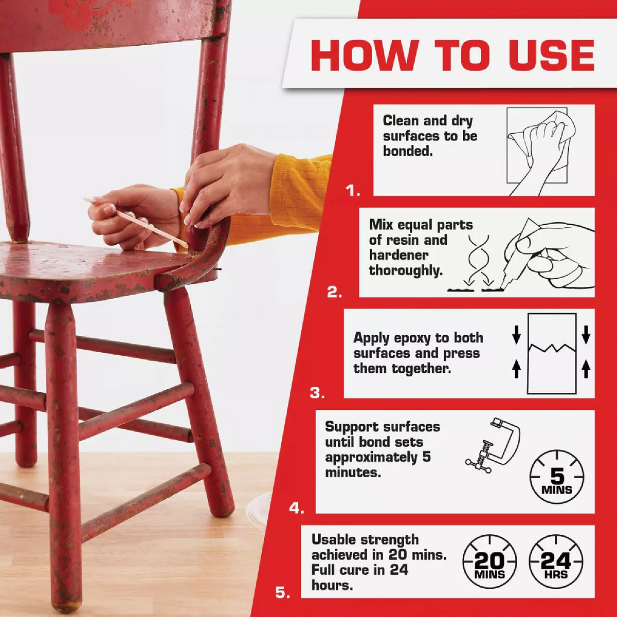 LOCTITE 4 Oz. Heavy-Duty Epoxy - photo 4