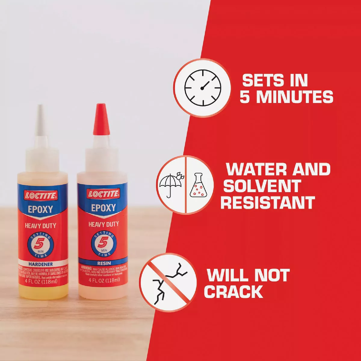 LOCTITE 4 Oz. Heavy-Duty Epoxy - photo 6
