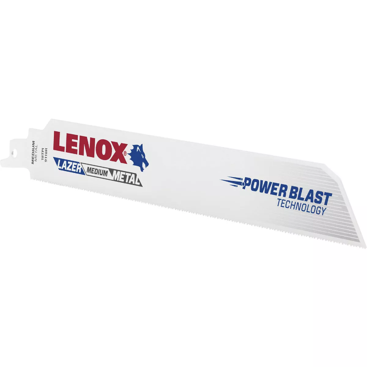 Lenox METALWOLF WAVE EDGE 9 In. 18 TPI Medium Metal Reciprocating Saw Blade (2-Pack)