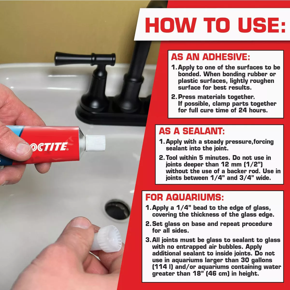 Loctite 2.7 Oz. Clear Silicone Sealant - photo 3