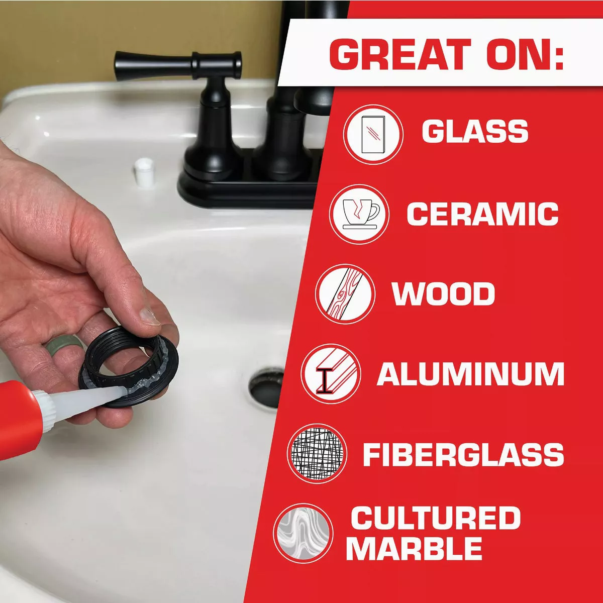 Loctite 2.7 Oz. Clear Silicone Sealant - photo 4