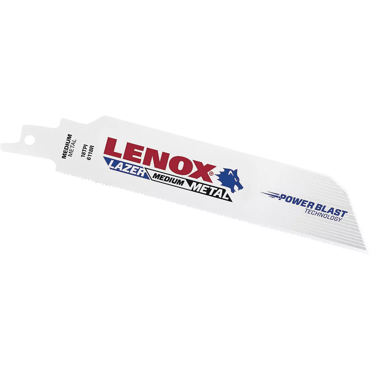 Lenox METALWOLF WAVE EDGE 6 In. 18 TPI Medium Metal Reciprocating Saw Blade (5-Pack)
