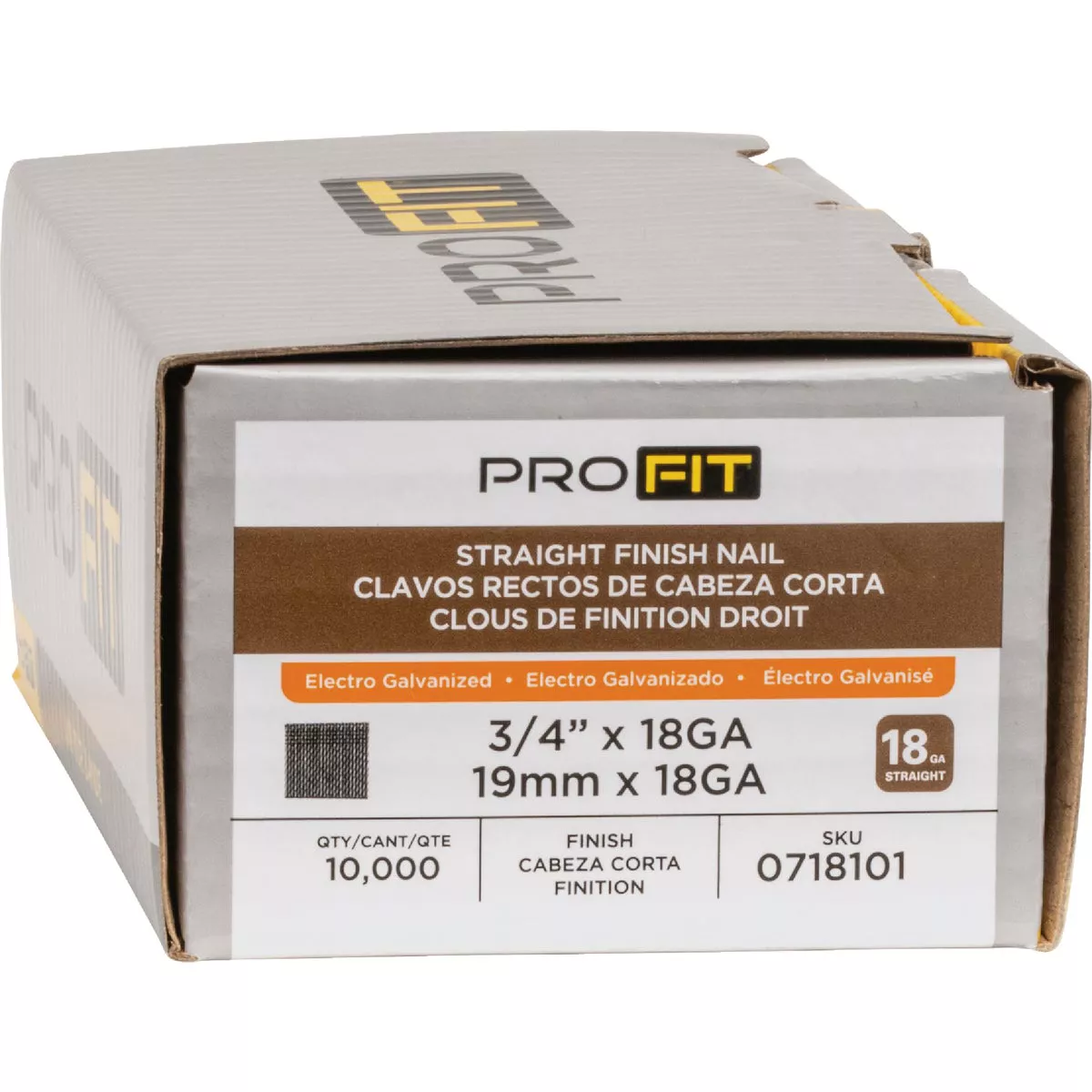 Pro-Fit 3/4 In. 18-Gauge Electro Galvanized Brad Nails (10,000 Ct.) - photo 2