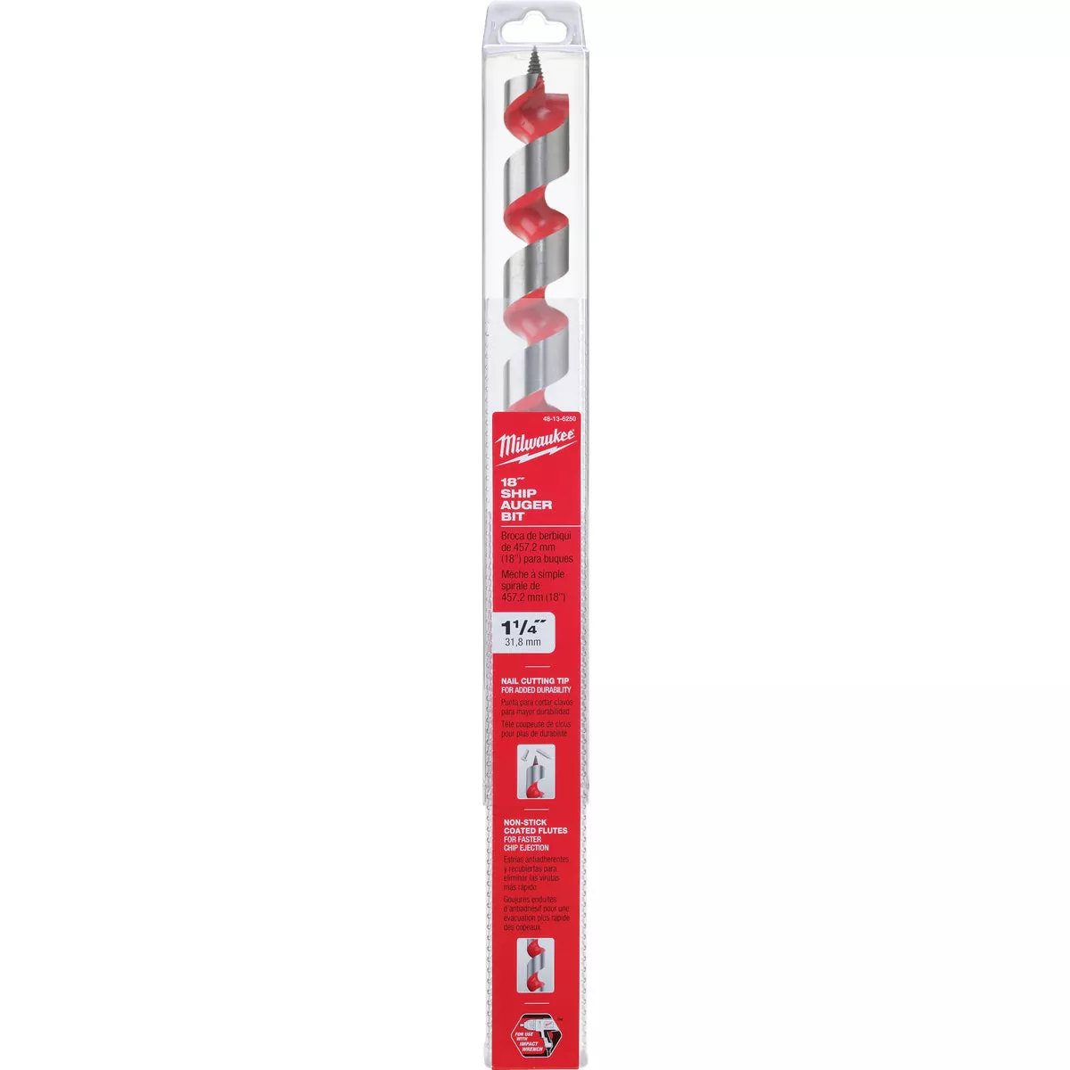 Milwaukee 1-1/4 In. x 18 In. Ship Auger Bit - photo 2