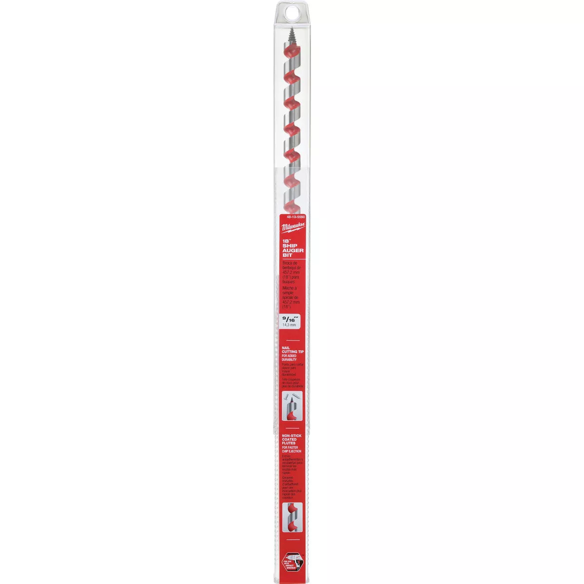 Milwaukee 9/16 In. x 18 In. Ship Auger Bit - photo 2