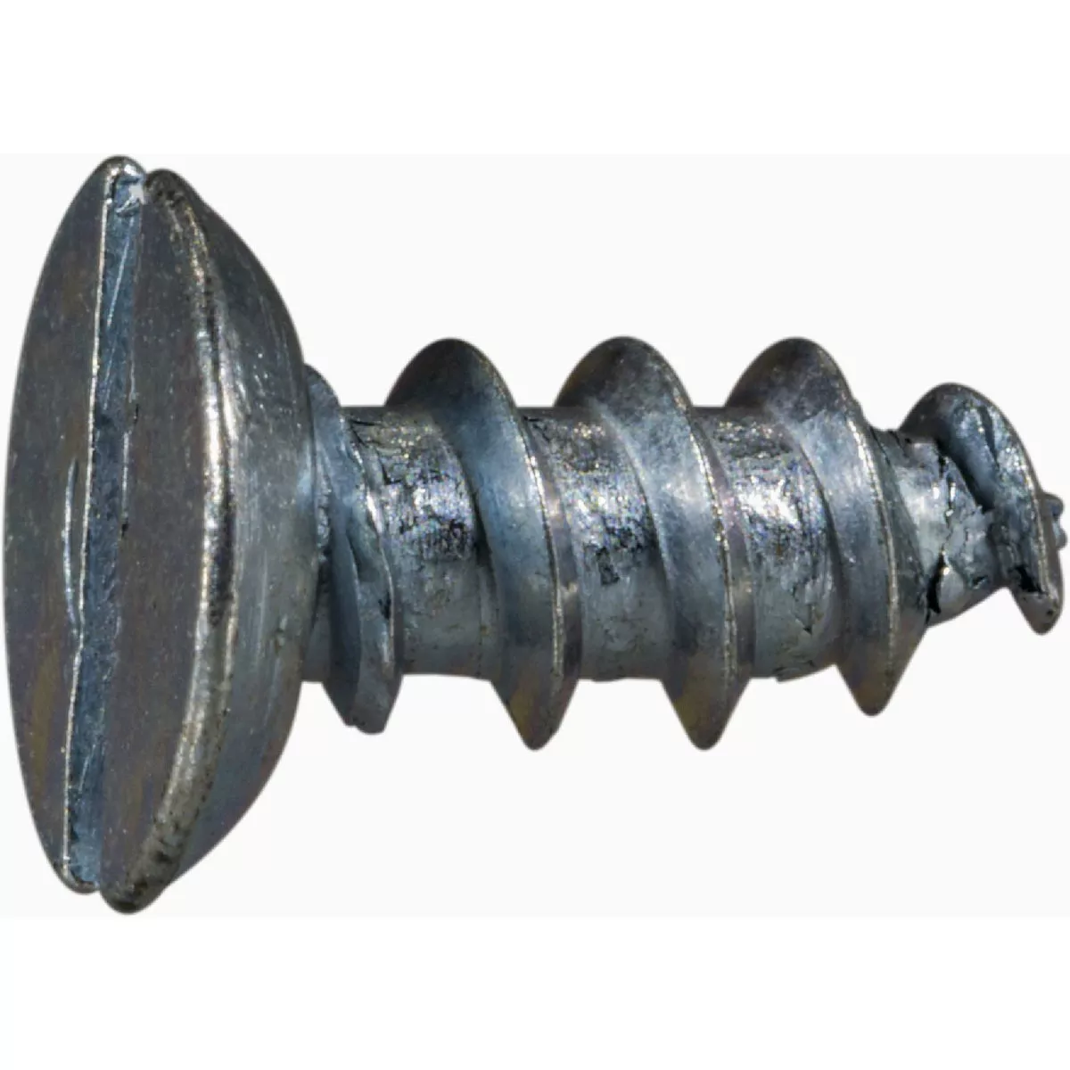 Midwest Fastener #10 x 1/2 In. Zinc Plated Steel Slotted Flat Head Sheet Metal Screws (48 Ct.)-