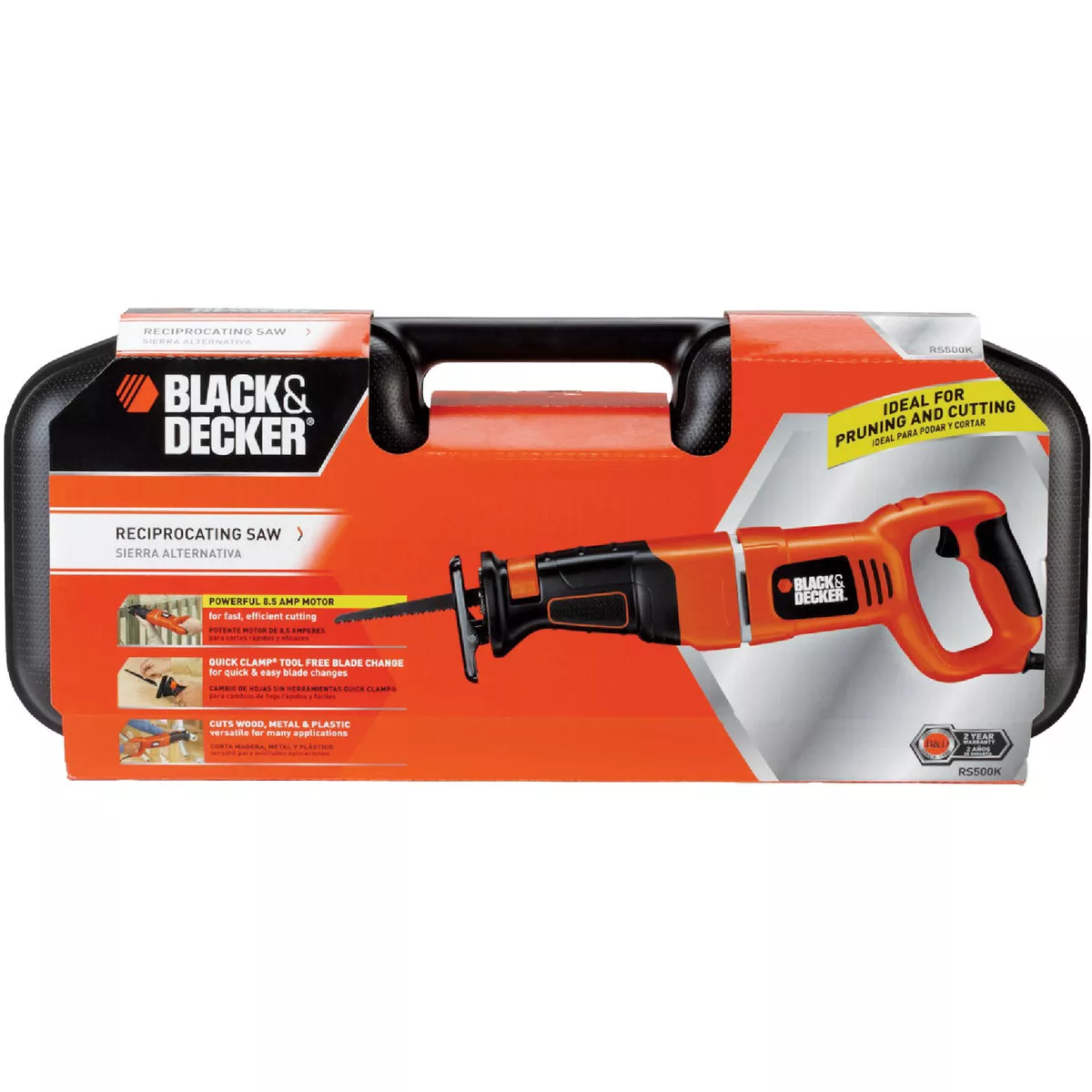 Black & Decker 8.5-Amp Reciprocating Saw Kit - photo 4