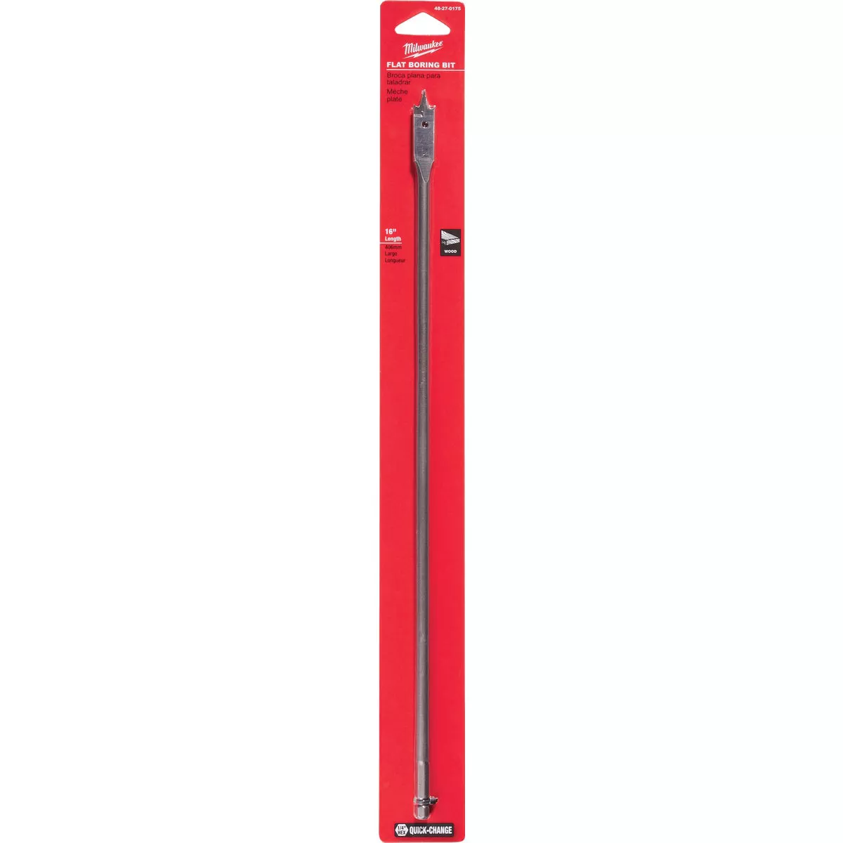 Milwaukee 1/2 In. x 16 In. Spade Bit - photo 2