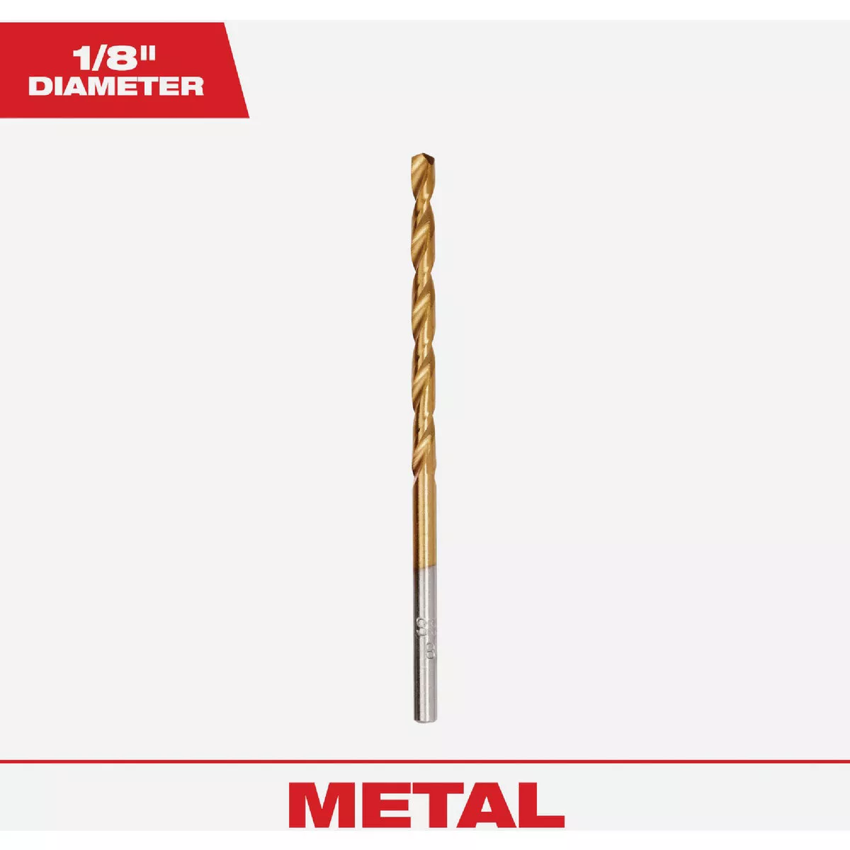 Milwaukee THUNDERBOLT 1/8 In. Titanium Drill Bit (2-Pack)