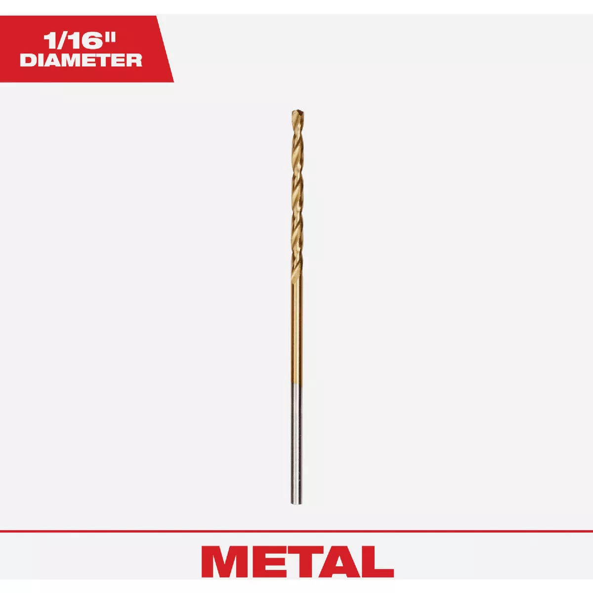 Milwaukee THUNDERBOLT 1/16 In. Titanium Drill Bit (2-Pack)