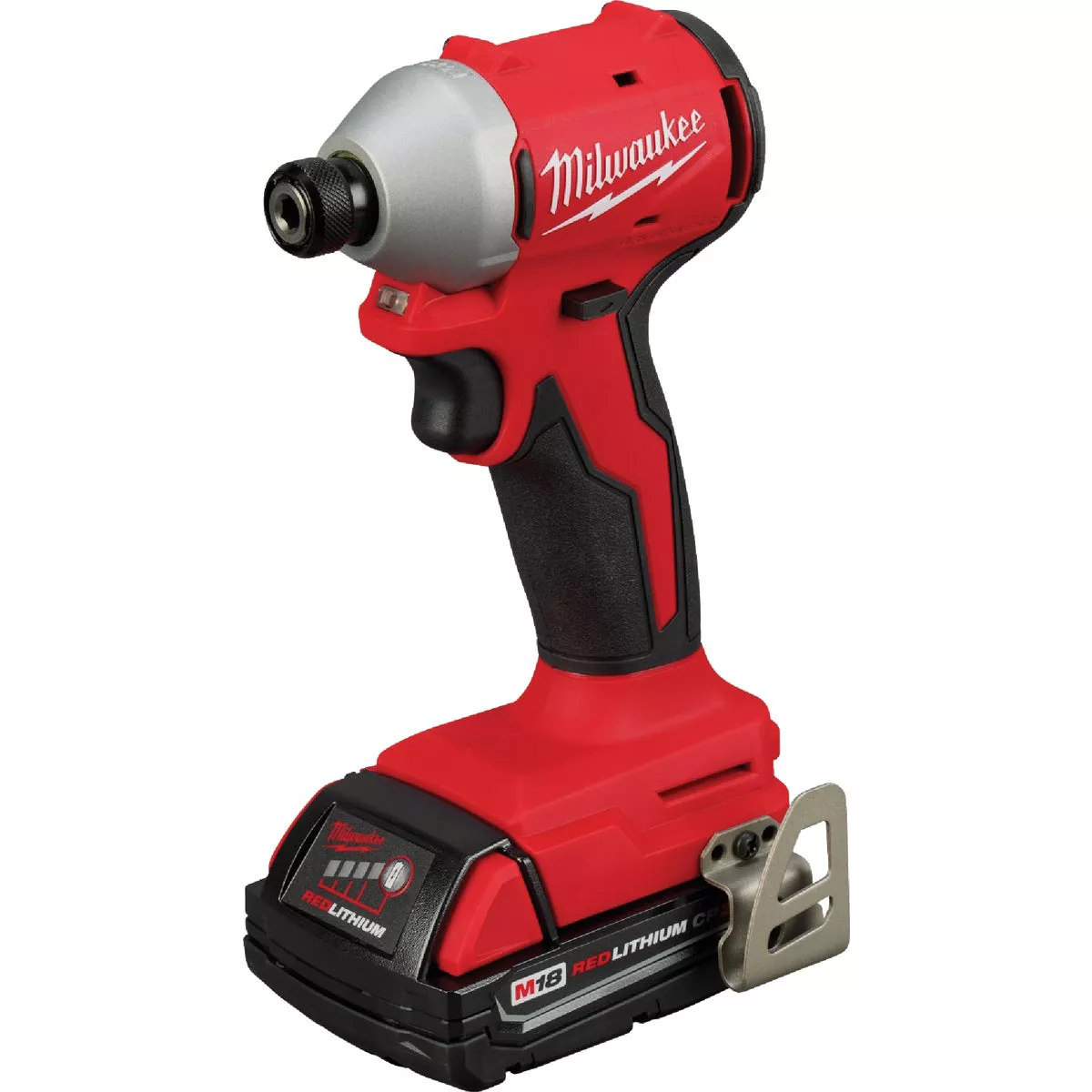 Milwaukee M18 Brushless 1/4 In. Hex Compact Cordless Impact Driver Kit with (2) 2.0 Ah Batteries & Charger - photo 5