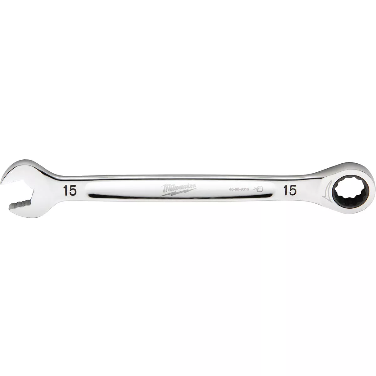 Milwaukee Metric 15 mm 12-Point Ratcheting Combination Wrench