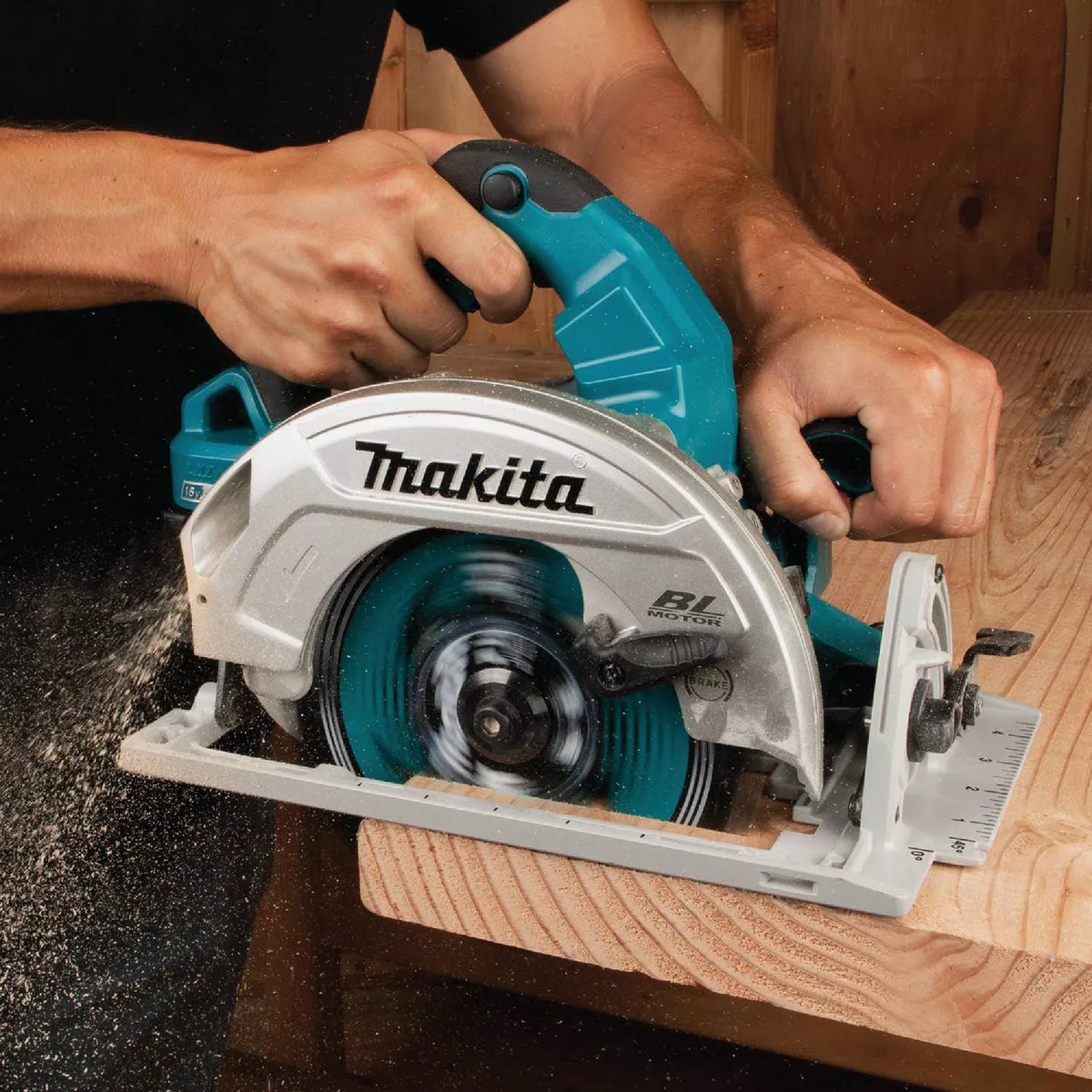 Makita 18V X2 LXT Lithium-Ion Brushless 7-1/4 In. Cordless Circular Saw Kit - photo 4