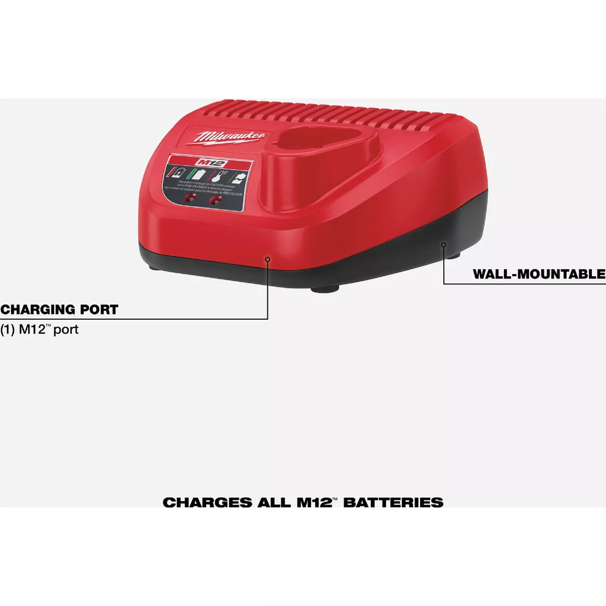 Milwaukee M12 12V Lithium-Ion Battery Charger - photo 4