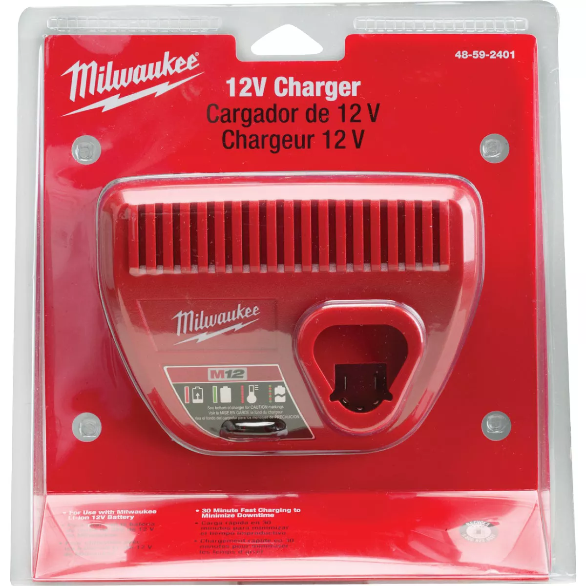 Milwaukee M12 12V Lithium-Ion Battery Charger - photo 2