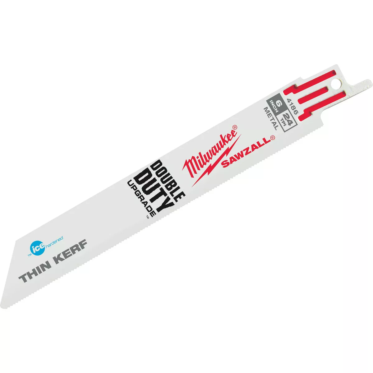 Milwaukee SAWZALL 6 In. 24 TPI Ice Hardened Metal Reciprocating Saw Blade (5-Pack)