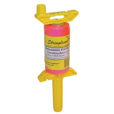 Stringliner LevelWiz 500 Ft. Fluorescent Pink Braided Nylon Mason Line Reel  - Gillman Home Center