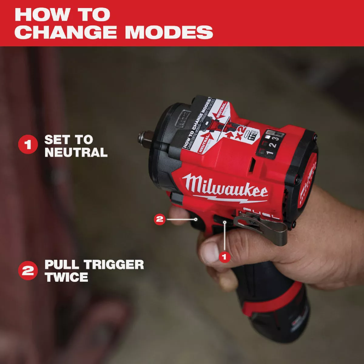 Milwaukee M12 FUEL Brushless 3/8 In. Stubby Cordless Impact Wrench (Tool Only) - photo 10